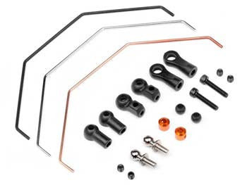 HB RACING 112799 Rear Sway Bar Set D413