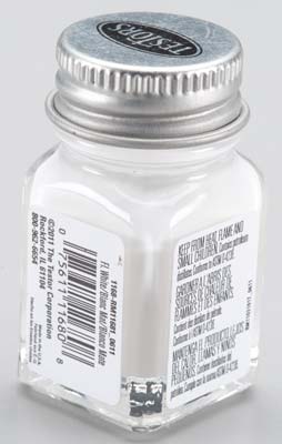 TESTORS 1168 Enamel 1/4 oz Flat White