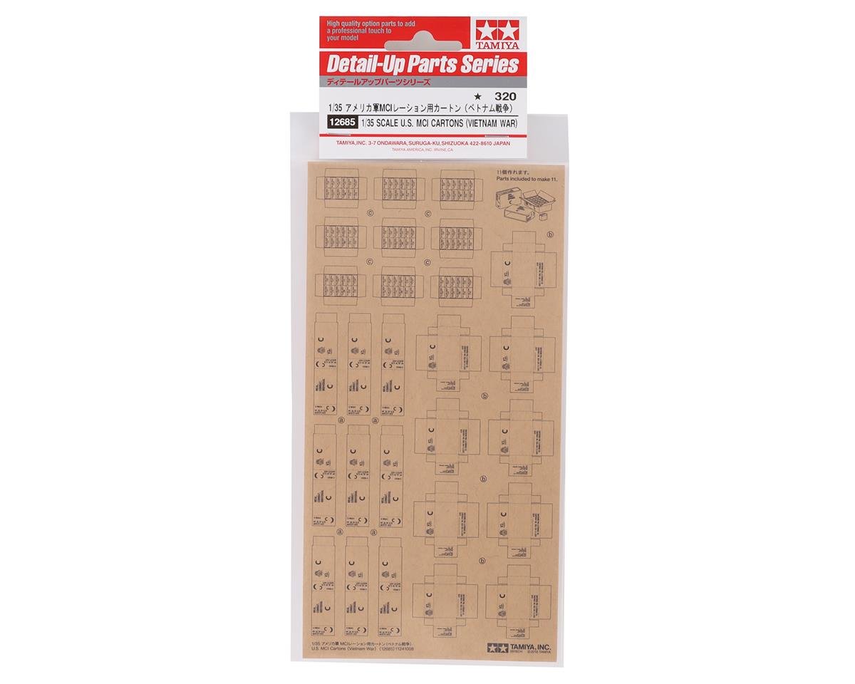 TAMIYA 12685 Vietnam War U.S. MCI Cartons 1/35 Model Kit
