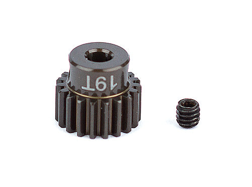 ASSOCIATED 1337 FT Aluminum Pinion Gear, 19T 48P, 1/8 shaft