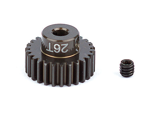 ASSOCIATED 1344 FT Aluminum Pinion Gear, 26T 48P 1/8 shaft