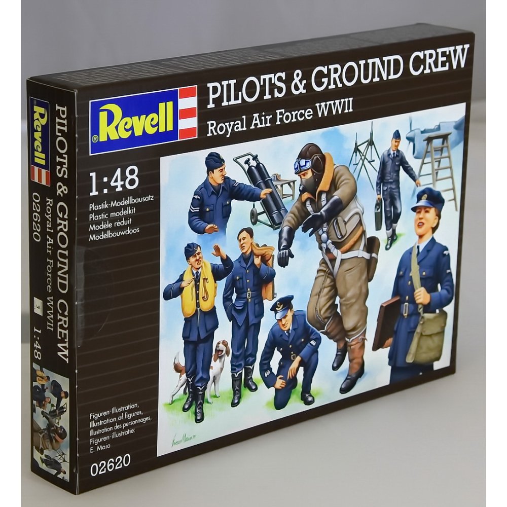 REVELL 02620 1/48 Pilots/Ground Crew RAF WWII