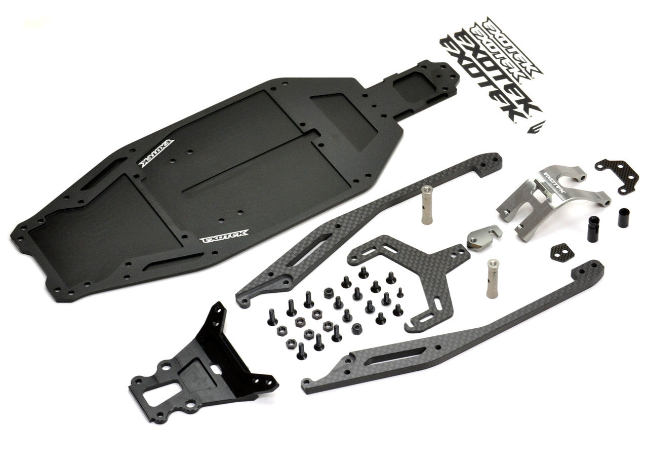 EXOTEK 1524 Chassis Conversion for 22/22 2.0 ECO022 7075 MM EXO1524