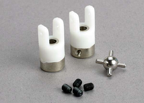 TRAXXAS 1539 U Joints (2)/ 3mm set screws (4)