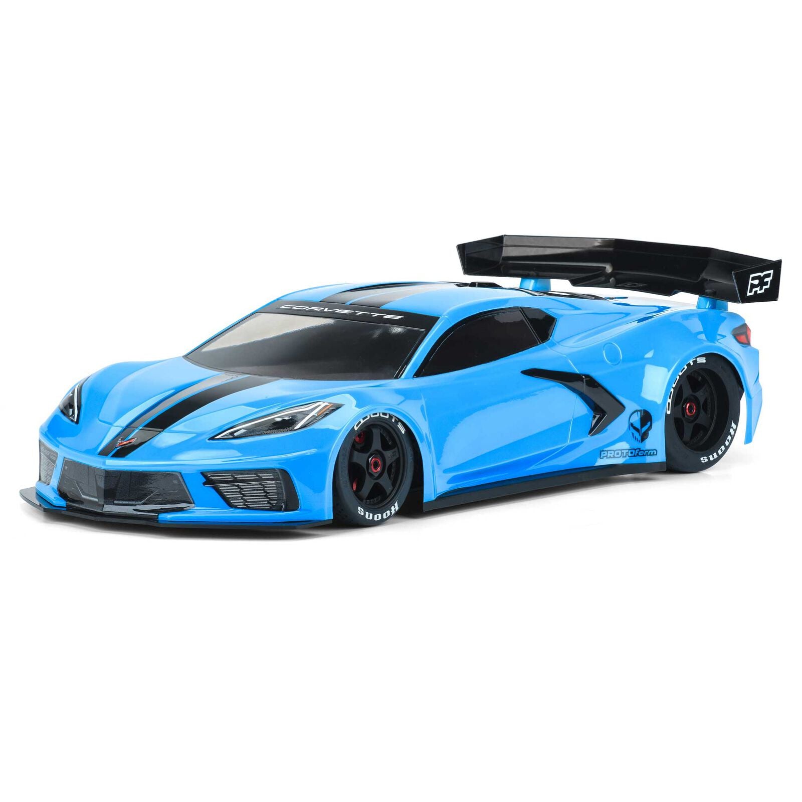 PROTOFORM 1577-00 Corvette C8 Clear Body Felony & Infraction