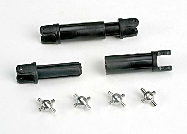 TRAXXAS 1651 Half-shafts (internal-splined (2)/external-splined (2))/ metal U-joints (4)