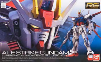 BANDAI 169492 1/144 Real Grade #3 Aile Strike Gundam