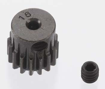 ROBINSON RACING 1816 Mini Pinion 2mm Hard Blackened Steel .5 Mod 16T