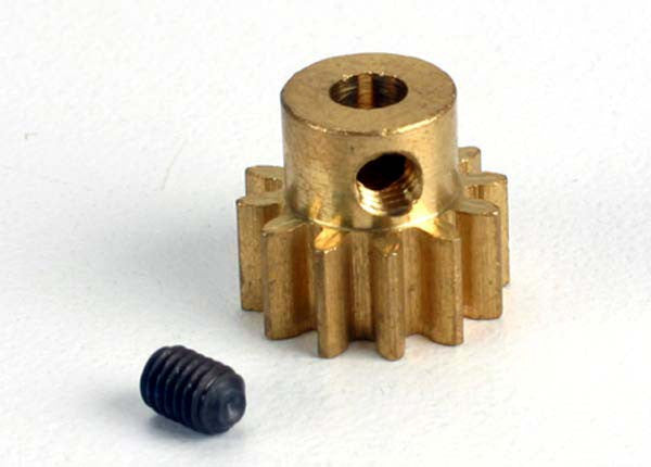 TRAXXAS 1887 Gear, 12-T pinion (32-p)/ set screw (Brass) *DISC