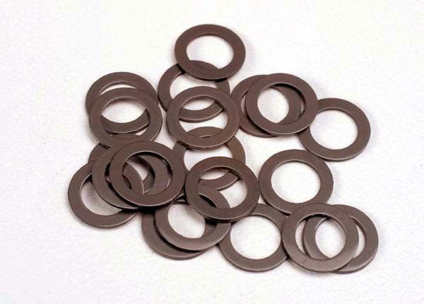 TRAXXAS 1985 PTFE-Coated Washers 5x8x0.5mm (20) (use with ball bearings) : SLASH 2WD, SLASH 4X4, RUSTLER, STAMPEDE 2WD, STAMPEDE 4x4