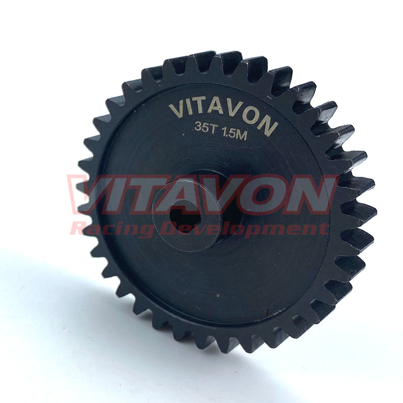 VITAVON XMAXX125  35T Spur Gear 1.5Mod MOD1.5  for XMAXX X-MAXX XRT CNC 45# HD 1/5 works Vitavon Spur Shaft Only X-MAX