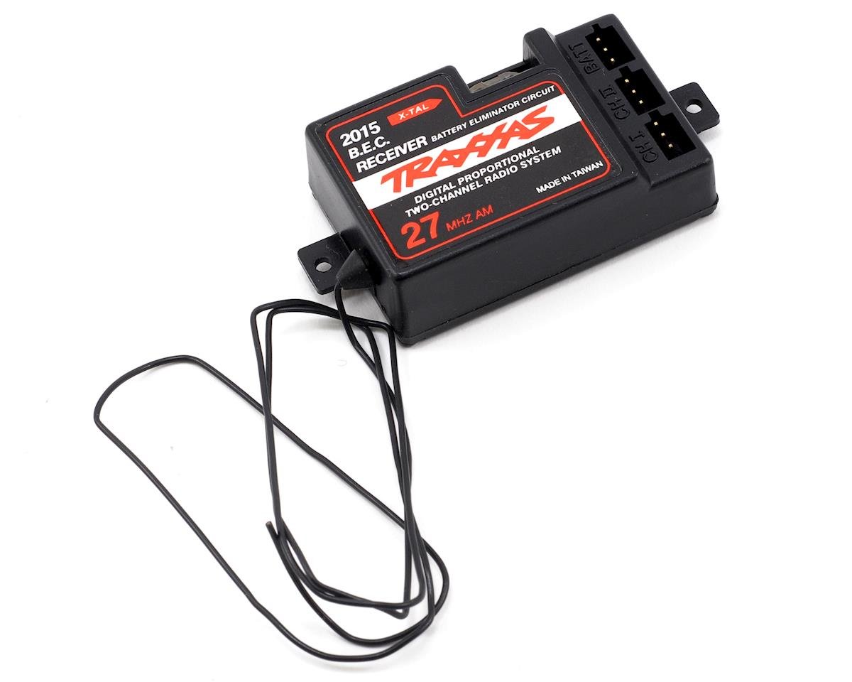 TRAXXAS 2015 27MHz 2-Channel AM Receiver w/ BEC