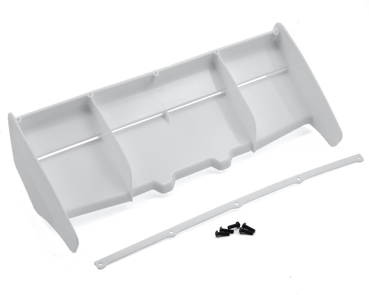 HB RACING 204252 1/8 Rear Plastic Wing White
