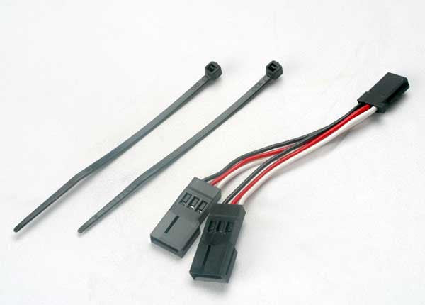 TRAXXAS 2046 Servo Connector Y Adapter for Dual-Servo Steering