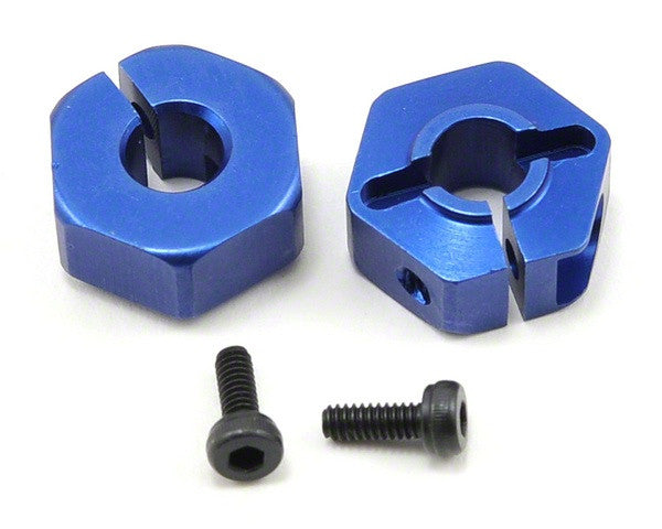 JCONCEPTS 2134 Front Clamping Hex Adaptor SC10 Blue
