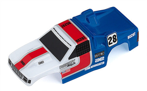 ASSOCIATED 21433 RC28T Body, blue/white