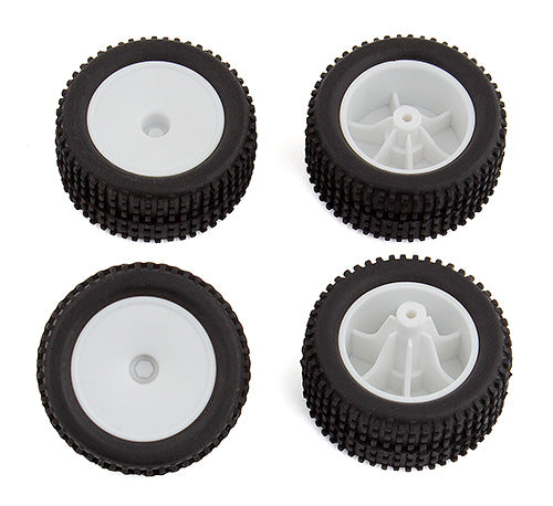 ASSOCIATED 21435 RC 28T Wheels and Tires, mounted