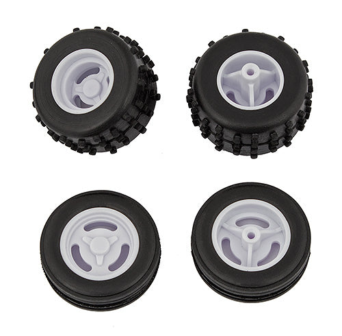ASSOCIATED 21438 RC28 Tires and Wheels, mounted