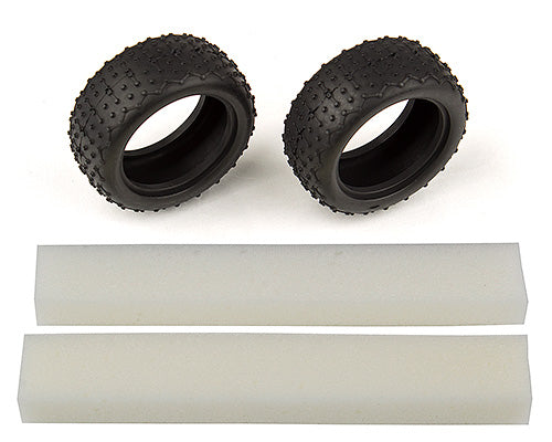 ASSOCIATED 21550 Wide Mini Pin Tires with inserts: 14B 14T