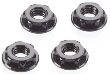 JCONCEPTS 2156-2 Low Profile 4mm Locking Wheel Nut Black (4)