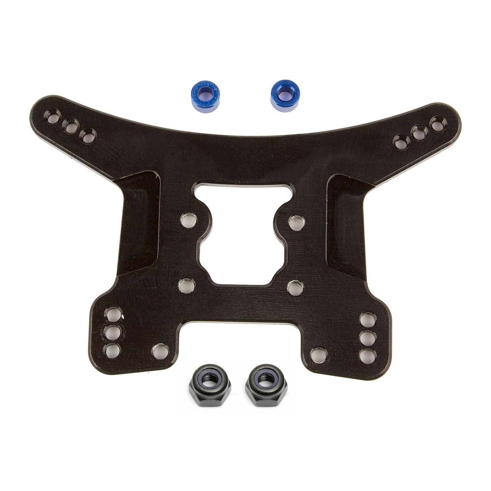 ASSOCIATED 21560 1/14 Rear Shock Tower, Black Aluminum