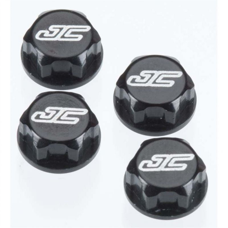 JCONCEPTS 2160-2 Battery Hold Down Wrench Nut Black (4)