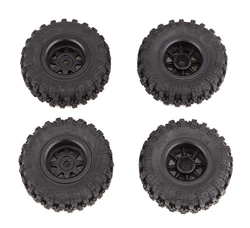 ASSOCIATED 21708 Element RC Enduro24 Pre-Mounted Wheels & Tires (4)