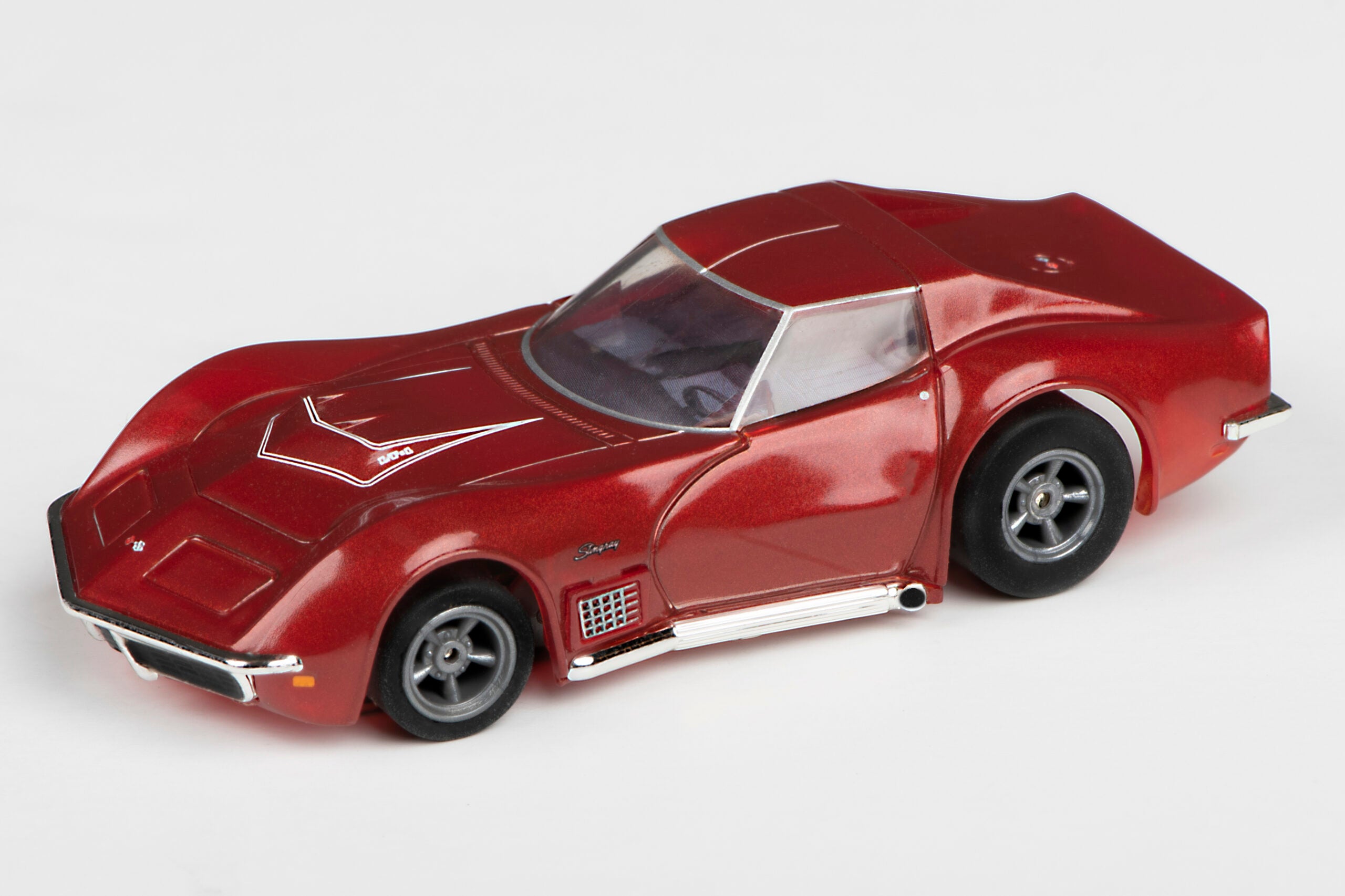 AFX 22038 1970 Corvette LT1 Red Metallic Mega G+ HO Scale Slot Car