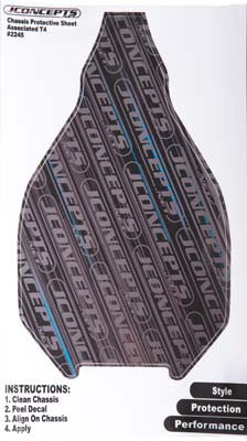 JCONCEPTS 2245 Precut Chassis Sheet T4.2 Black (2)