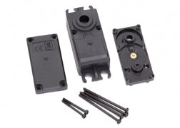 TRAXXAS 2251 Servo case, plastic (top, middle, bottom)/ gaskets/ hardware (for 2250, 2255 servos)