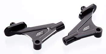 JCONCEPTS 2261-2 Aluminum Wing Mounts KYO RB6/RT6 Black