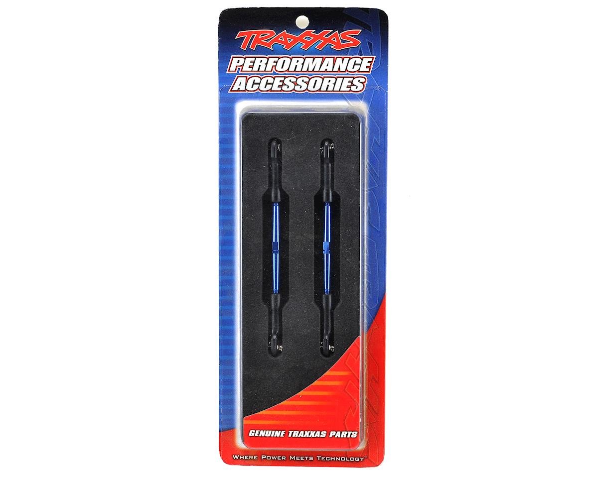 TRAXXAS 2336A Turnbuckles, aluminum (blue-anodized), toe links, 61mm (2) (assembled w/ rod ends & hollow balls) (fits Stampede) (requires 5mm aluminum wrench #5477): STAMPEDE 2WD