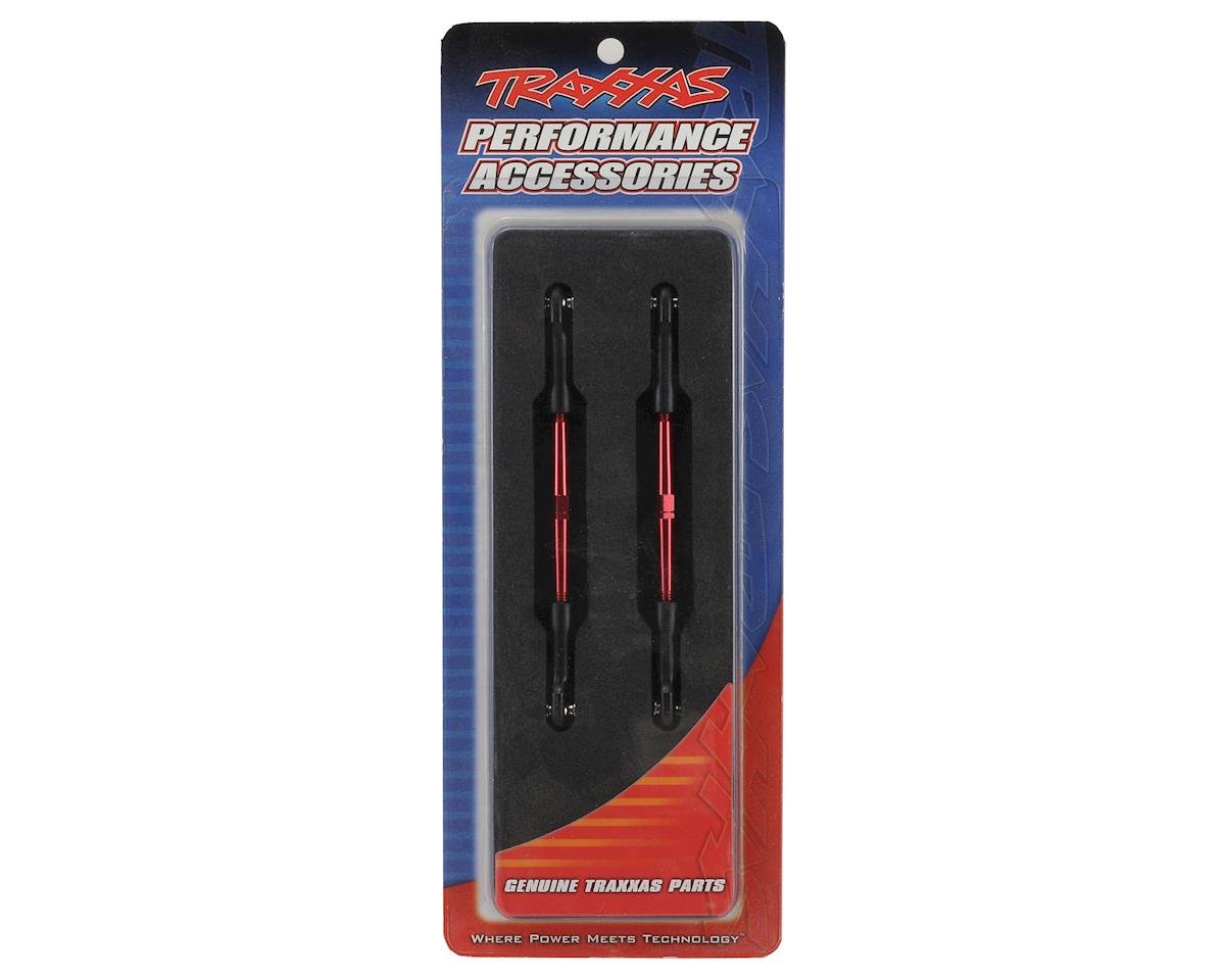 TRAXXAS 2336X Turnbuckles, aluminum (red-anodized), toe links, 61mm (2)(assembled with rod ends & hollow balls) (fits Stampede) (requires 5mm aluminum wrench #5477): STAMPEDE 2WD