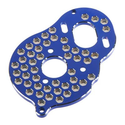 JCONCEPTS 2353-1 Aluminulm Motor Mount Honeycomb RC10B5/B5M Blue