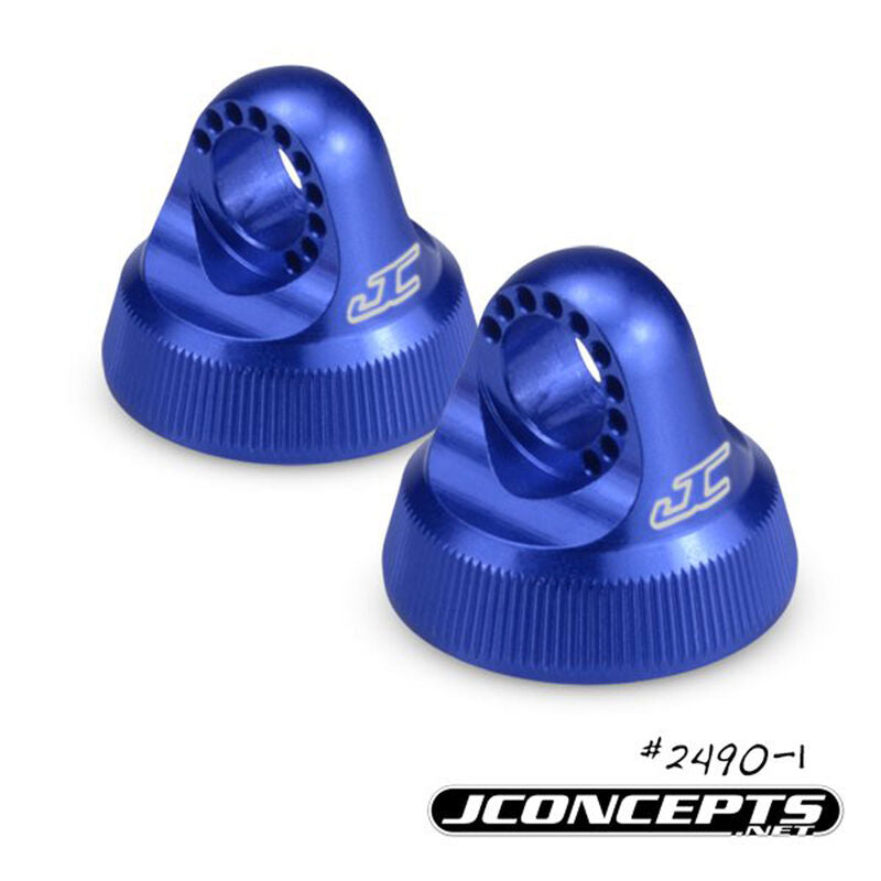 JCONCEPTS 2490-1 Fin 12mm V2 Shock Capt Blue