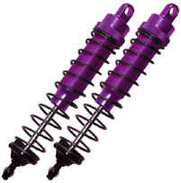 HOT BODIES HPI 25010 Purple Threaded Aluminum Shocks (2) T-Maxx *DISC*