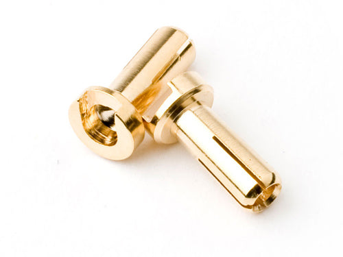 TQ WIRE TQ2502 14mm 4mm Bullet Male Connectors (pr)
