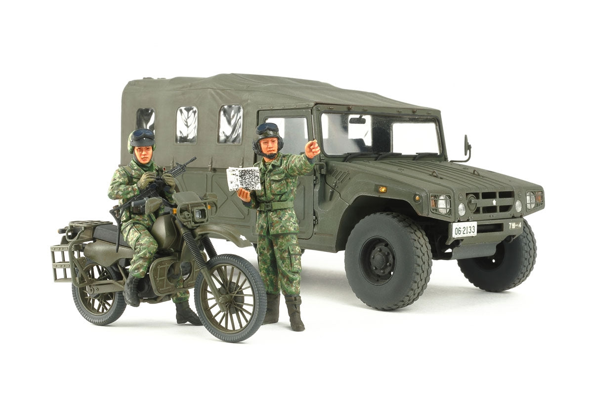 TAMIYA 25188 JGSDF Reconnaissance Motorcycle & High Mobility Vehicle Set