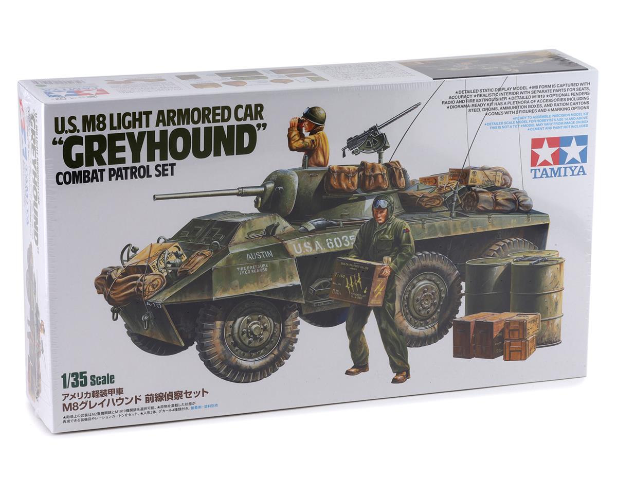 TAMIYA 25196 M8 Greyhound US Light Armored Combat Patrol 1/35 Model Kit