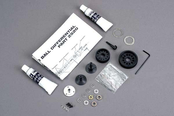 TRAXXAS 2520 Ball differential, pro ball-bearing : SLASH 2WD, RUSLTER, STAMPEDE 2WD