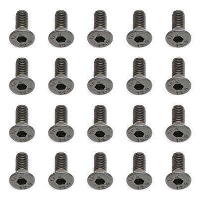ASSOCIATED 25201 3x8mm Flat Head Hex Screw