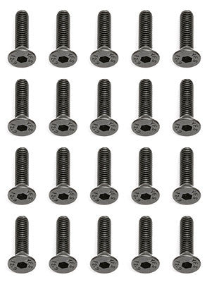 ASSOCIATED 25203 Flat Head Hex Screw M3x12mm (20)