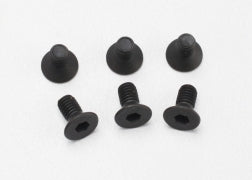 TRAXXAS 2534 Screws, 3x6mm countersunk machine (6) (hex drive)