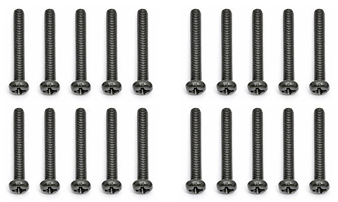 ASSOCIATED 25650 Button Head Phillips Screw 3x20mm (20)