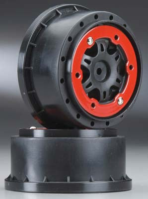 PROLINE 2717-04 Split Six 2.2 /3.0 Bead-Loc Rear Red/Black SC10 *DISC