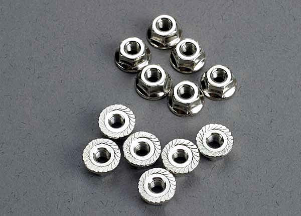 TRAXXAS 2744 Nuts 3mm flanged