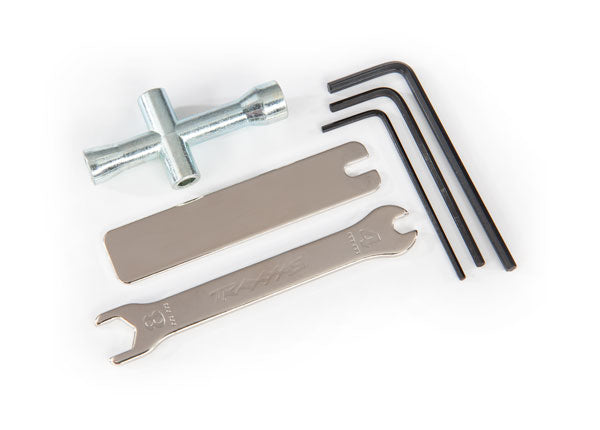 TRAXXAS 2748R Tool set (includes 1.5mm hex, 2mm hex, 2.5mm hex / 4-way wrench / 8mm & 4mm wrench/ U-joint wrench)