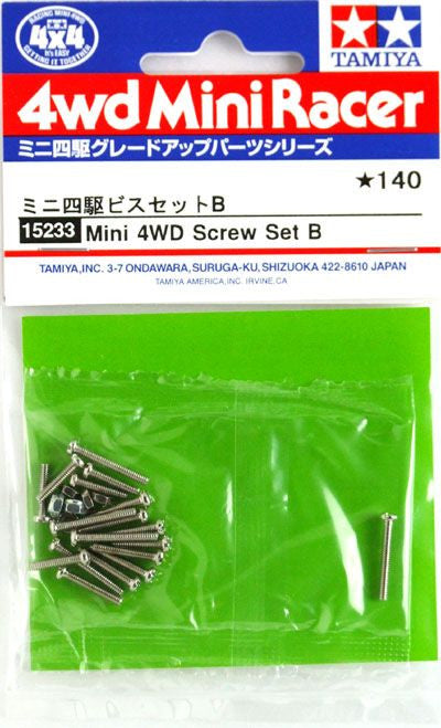 TAMIYA 15233 Mini 4WD Screw Set B *DISC*