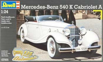REVELL 07001 1/24 Mercedes Benz 540K Convertible