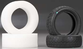 JCONCEPTS 3077-02 Dirt Webs 2.2 2WD Front Tire Green (2)